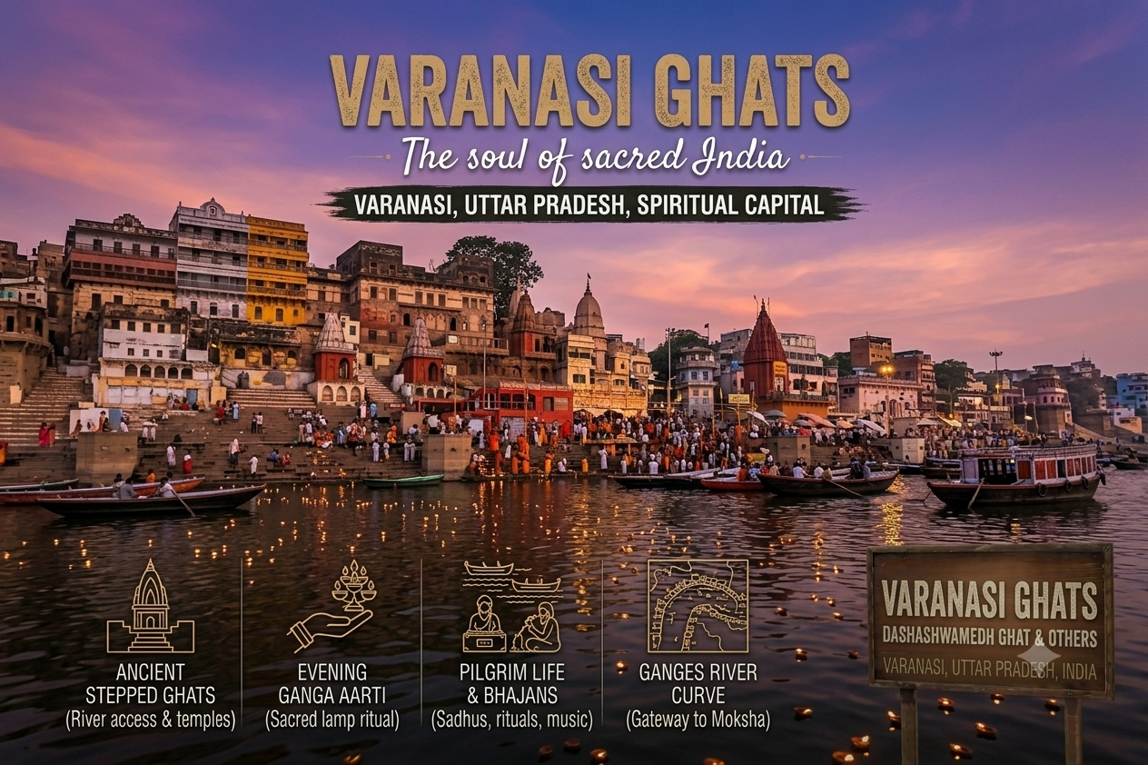 Varanasi Ghats, Varanasi, Uttar Pradesh