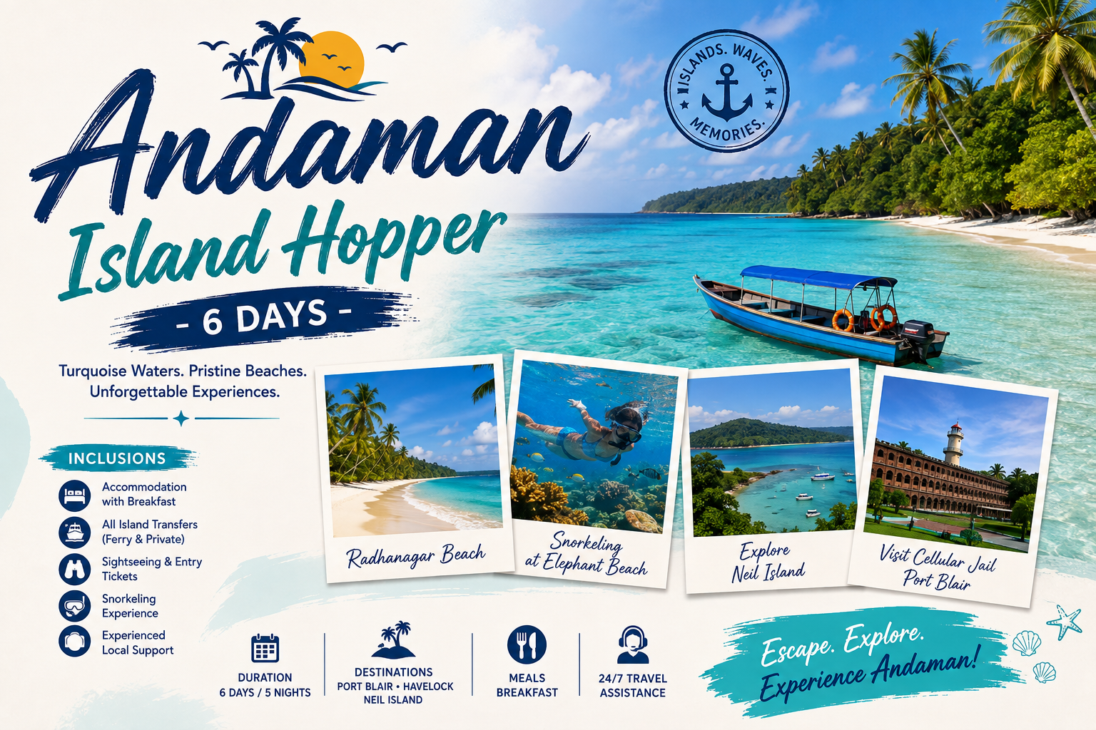Andaman Island Hopper - 6 Days