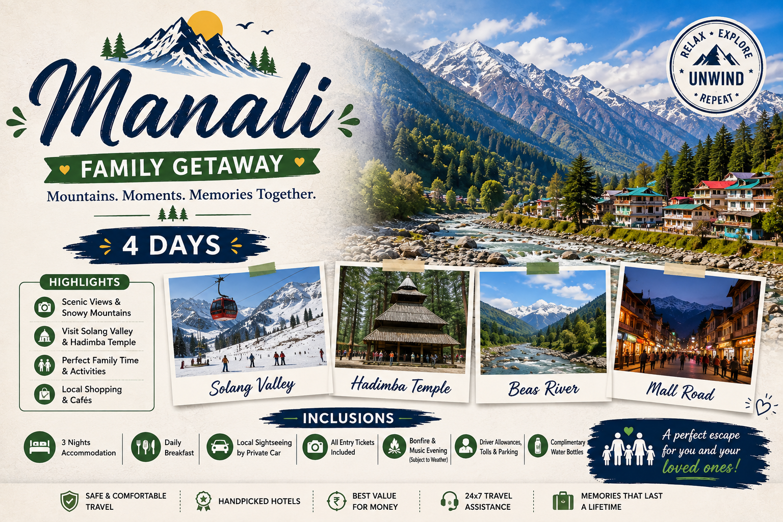 Manali Family Getaway - 4 Days